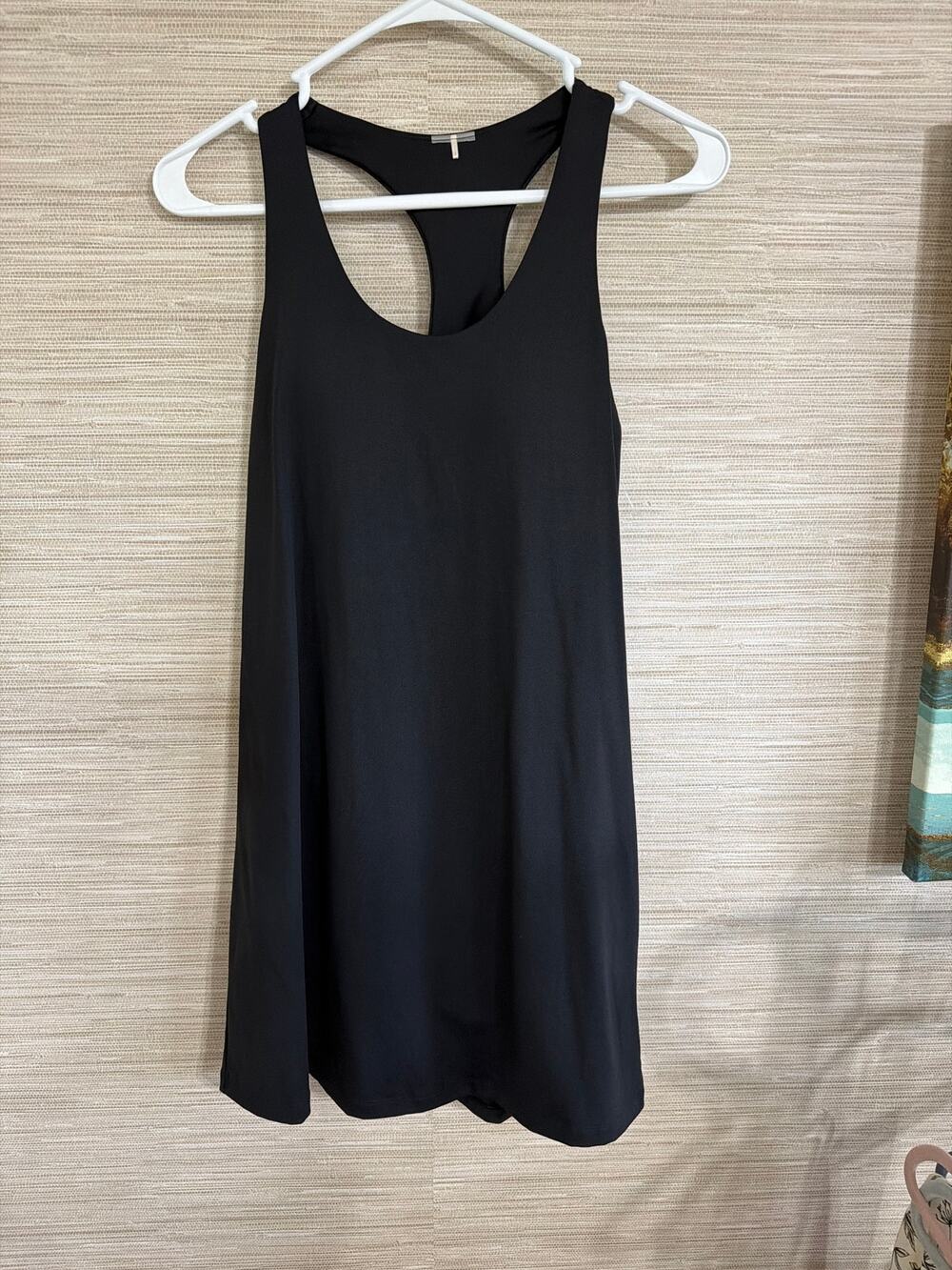 Calia by Carrie Underwood Women's Black Athletic Dress with built in shorts Sz S